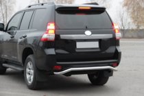 Toyota Land Cruiser Prado 150 2009–2023 Zadní ochranný rám AK008 (nerez) fotografie 2