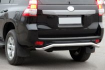 Toyota Land Cruiser Prado 150 2009–2023 Zadní ochranný rám AK008 (nerez) fotografie 3