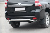 Toyota Land Cruiser Prado 150 2009–2023 Zadní ochranný rám AK008 (nerez) fotografie 4