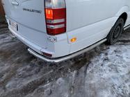 Mercedes Sprinter W906 2006–2018 Boční trubky za zadním kolem, šikmé (2 ks, nerez) Dlouhá fotografie 10