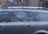 Opel Astra H 2004–2013 Hliníkové střešní podélníky (Caravan, chrom) fotografie 3