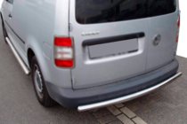 Volkswagen Caddy 2010–2015 Zadní ochranný rám (2 ks, nerez) fotografie 2