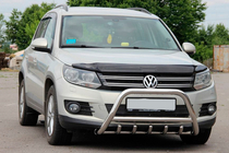 Volkswagen Tiguan 2007–2016 Přední ochranný rám WT003 (nerez) fotografie 1