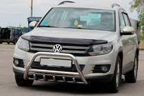 Volkswagen Tiguan 2007–2016 Přední ochranný rám WT003 (nerez) fotografie 3