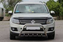Volkswagen Tiguan 2007–2016 Přední ochranný rám WT003 (nerez) fotografie 2