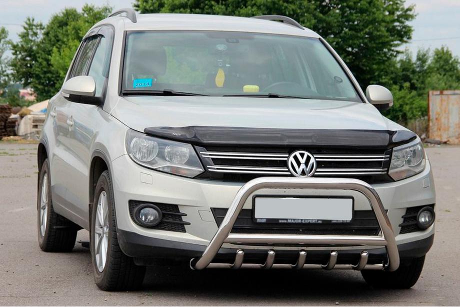 Volkswagen Tiguan 2007–2016 Přední ochranný rám WT003 (nerez) Image