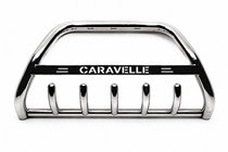 Volkswagen T4 Caravelle/Multivan 1990–2003 Přední ochranný rám (bullbar) WT004 (nerez) fotografie 2