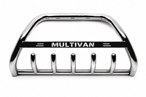 Volkswagen T4 Caravelle/Multivan 1990–2003 Přední ochranný rám (bullbar) WT004 (nerez) fotografie 3