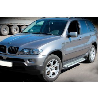 Boční nášlapy Allmond Grey (2 ks, hliník) BMW X5 E53 1999–2006 fotografie 2