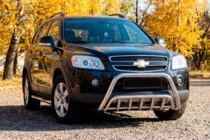Chevrolet Captiva 2006–2019 Přední ochranný rám WT002 (nerez) fotografie 1