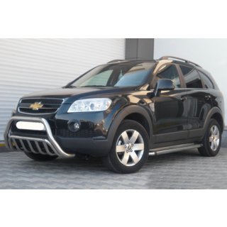 Přední ochranný rám WT002 (nerez) Chevrolet Captiva 2006–2019 fotografie 2