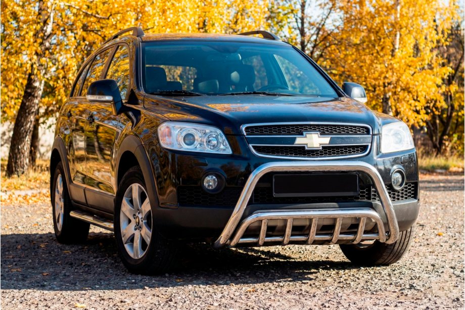Chevrolet Captiva 2006–2019 Přední ochranný rám WT002 (nerez) Image