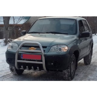 Nerezový přední ochranný rám QT007 fotografie 3