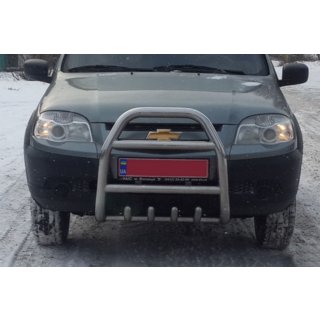 Nerezový přední ochranný rám QT007 fotografie 2