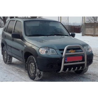Nerezový přední ochranný rám QT007 fotografie 4