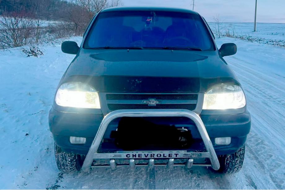 Chevrolet Niva 1998–2020 Přední ochranný rám (bullbar) WT004 (nerez) Image