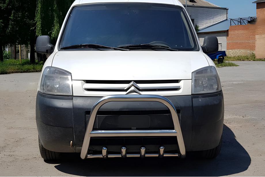 Citroen Berlingo 1996–2008 Nerezový přední ochranný rám WT003 50 mm Image