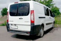 Citroen Jumpy 2007–2017 Zadní ochranný rám Double (nerez) fotografie 1