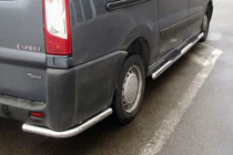 Fiat Scudo 2007–2015 Zadní rohy AK003 (2 ks, nerez) fotografie 1