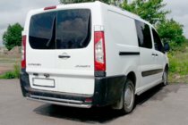 Peugeot Expert 2007–2016 Zadní oblouk AK-002 – dvojitý (nerez) fotografie 1