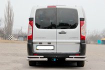 Peugeot Expert 2007–2016 Zadní rohy AK-003-Double (2 ks, nerez) fotografie 2