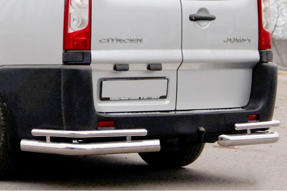 Fiat Scudo 2007–2015 Zadní rohy AK003-Double (2 ks, nerez) Image