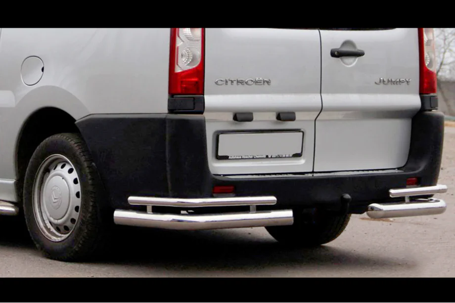 Citroen Jumpy 2007–2017 Zadní rohy Double (2 ks, nerezová ocel) Image