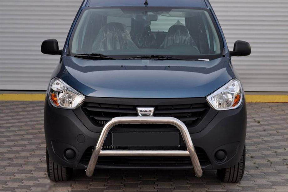 Dacia Dokker 2013–2022 Nerezový přední ochranný rám (kengur) WT006 Image