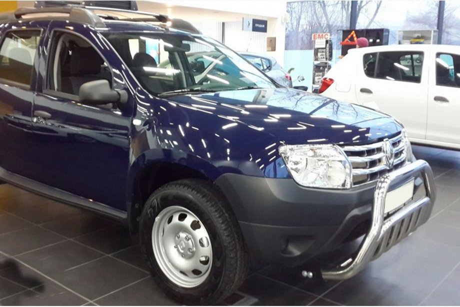 Dacia Duster 2008–2018 Přední ochranný rám (bullbar) WT002 (nerez) Fotografie 6