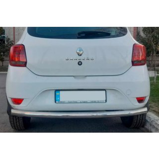 Zadní ochranný rám AK002 (nerez) Renault Sandero 2013–2022 fotografie 1