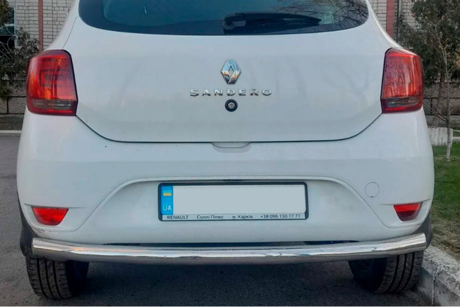 Renault Sandero 2013–2022 Zadní ochranný rám AK002 (nerez) Image