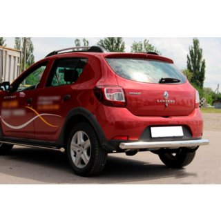 Zadní ochranný rám AK002 (nerez) Dacia Sandero 2013–2020 fotografie 2