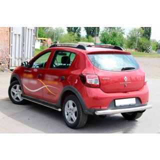 Zadní ochranný rám AK002 (nerez) Dacia Sandero 2013–2020 fotografie 3