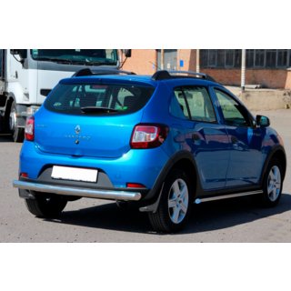 Zadní ochranný rám AK002 (nerez) Dacia Sandero 2013–2020 fotografie 4