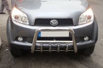 Daihatsu Terios 2006–2017 Přední nerezový ochranný rám QT006 fotografie 4