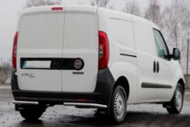 Fiat Doblo II 2010–2022 Zadní rohové ochranné oblouky AK003 (nerez) fotografie 2