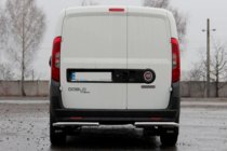 Fiat Doblo II 2010–2022 Zadní rohové ochranné oblouky AK003 (nerez) fotografie 3
