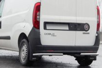 Fiat Doblo II 2010–2022 Zadní rohové ochranné oblouky AK003 (nerez) fotografie 1