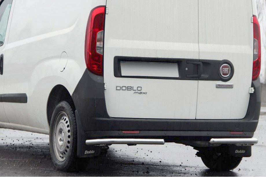Fiat Doblo II 2010–2022 Zadní rohové ochranné oblouky AK003 (nerez) Image