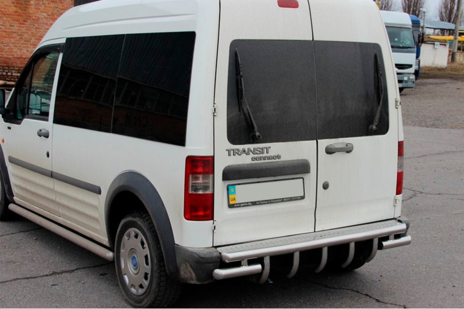 Ford Connect 2002–2006 Zadní ochranný oblouk AK-design (nerez) Image