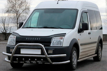 Ford Connect 2002–2006 Přední nerezový ochranný rám s dvojitými tyčemi WT004-Plus fotografie 1