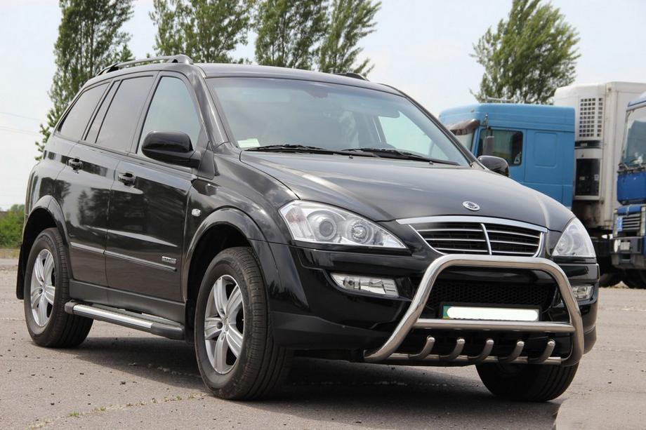 SsangYong Action 2005–2018 Přední ochranný rám WT003 (nerez) Image