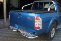 Ford Ranger 2007–2011 Zadní rohy AK003 (2 ks, nerez) fotografie 2