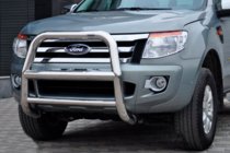Ford Ranger 2011–2022 Přední ochranný rám WT018 (nerez) fotografie 3