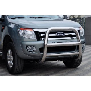 Přední ochranný rám WT018 (nerez) Ford Ranger 2011–2022 fotografie 1