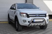Ford Ranger 2011–2022 Přední ochranný rám WT003 (nerez) fotografie 3