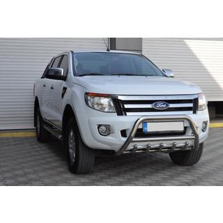 Přední ochranný rám WT003 (nerez) Ford Ranger 2011–2022 fotografie 3
