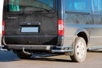 Ford Transit 2000–2014 Zadní rohy AK003-Double (nerez) fotografie 1