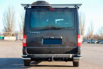 Ford Transit 2000–2014 Zadní rohy AK003-Double (nerez) fotografie 2