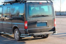 Ford Transit 2000–2014 Zadní rohy AK003-Double (nerez) fotografie 3